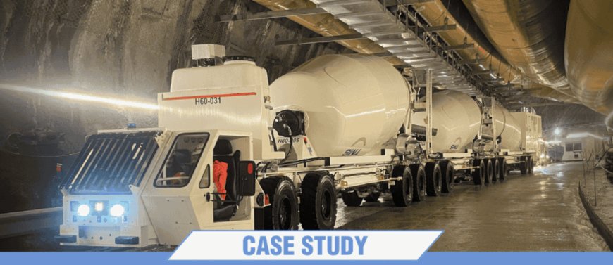Poclain and TMS: Exceptional Vehicles Designed for the Lyon-Turin Tunnel