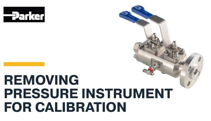 How to safely remove pressure instruments for calibration using dbb valves?