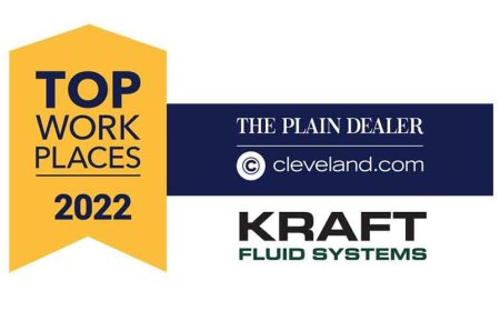 Kraft Fluid Systems received Cleveland.com 2022 Top Workplace award