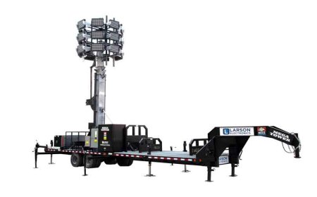 Larson Electronics LLC Releases New Trailer Mounted 65' Hydraulic LED Megatower