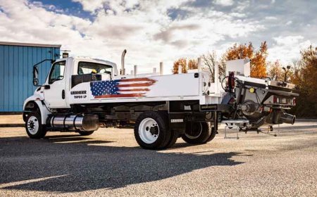 Liebherr THP 80-LP truck mounted concrete city pump