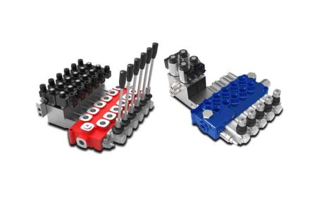 Monoblock hydraulic control valve