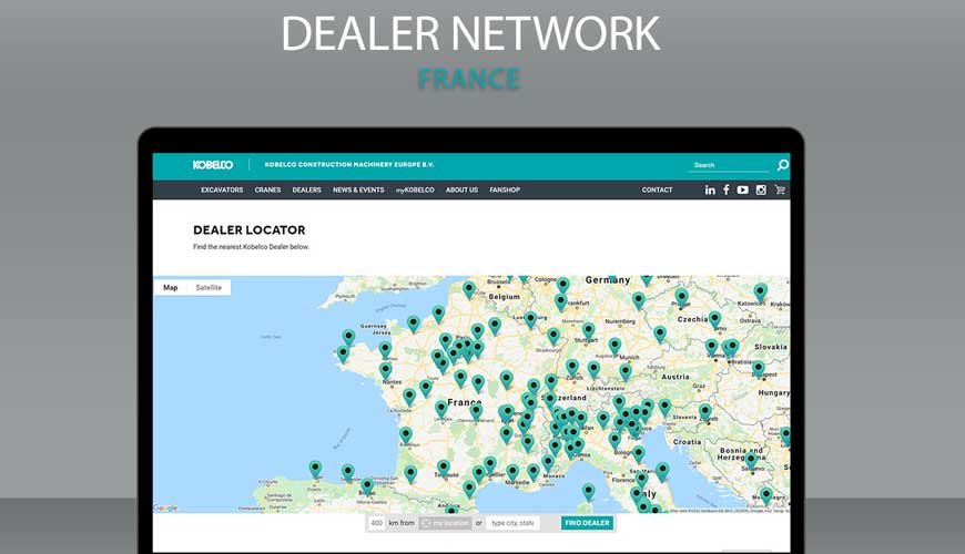 KOBELCO TO EXPAND FRENCH NETWORK