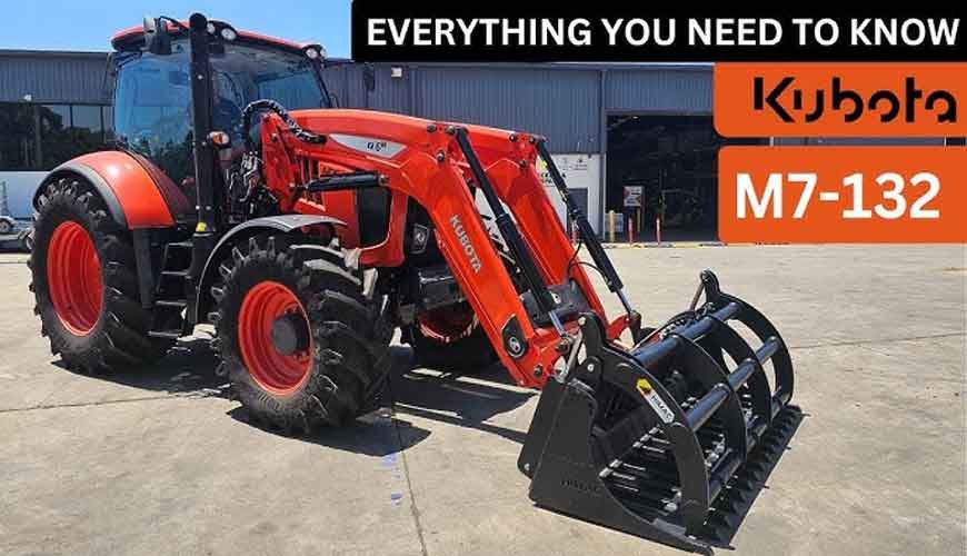 Kubota M7-Series tractor: power, technology, ergonomics