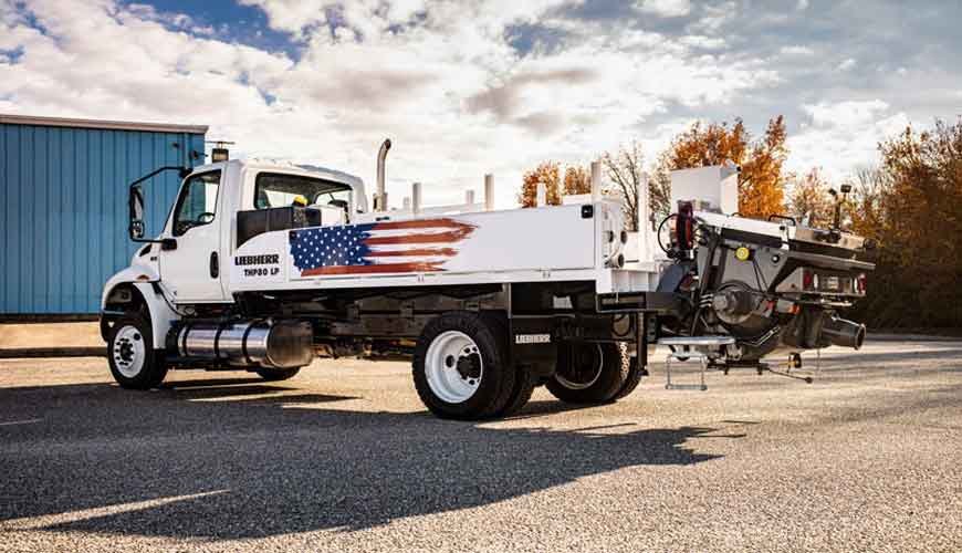 Liebherr THP 80-LP truck mounted concrete city pump