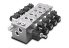 Bankable solenoid valves