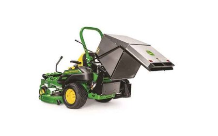 New dump-from-seat material collection system