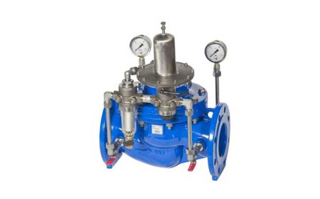 Pilot operated control valve
