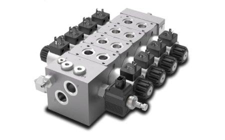 Bankable solenoid valves