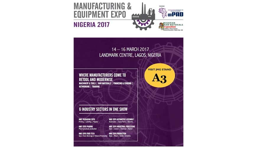 Nigeria Manufacturing & Equipment Expo 2017