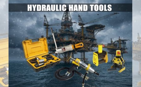 Why are hydraulic hand tools preferred over manual tools in heavy-duty tasks?