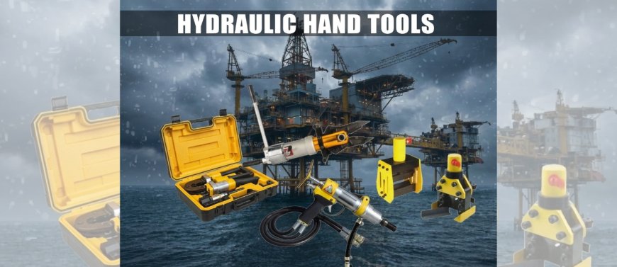 Why are hydraulic hand tools preferred over manual tools in heavy-duty tasks?