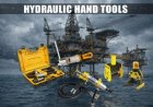 Why are hydraulic hand tools preferred over manual tools in heavy-duty tasks?