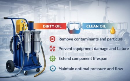 How does a Hydraulic Filter Cart improve hydraulic performance?