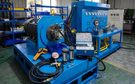 How do hydraulic diagnostic tools measure pressure, flow, and temperature?