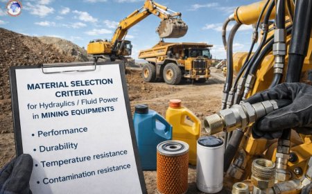 Material selection criteria for Hydraulics/Fluidpower in Mining Equipments