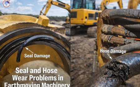 Seal and hose wear problems in Earthmoving Machineries