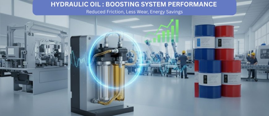How does Hydraulic Oil improve system efficiency?
