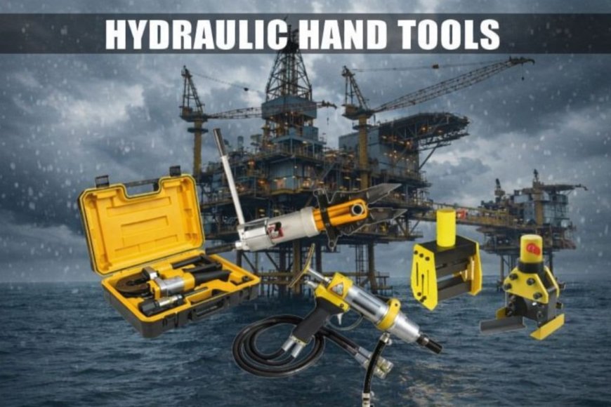 Why are hydraulic hand tools preferred over manual tools in heavy-duty tasks?