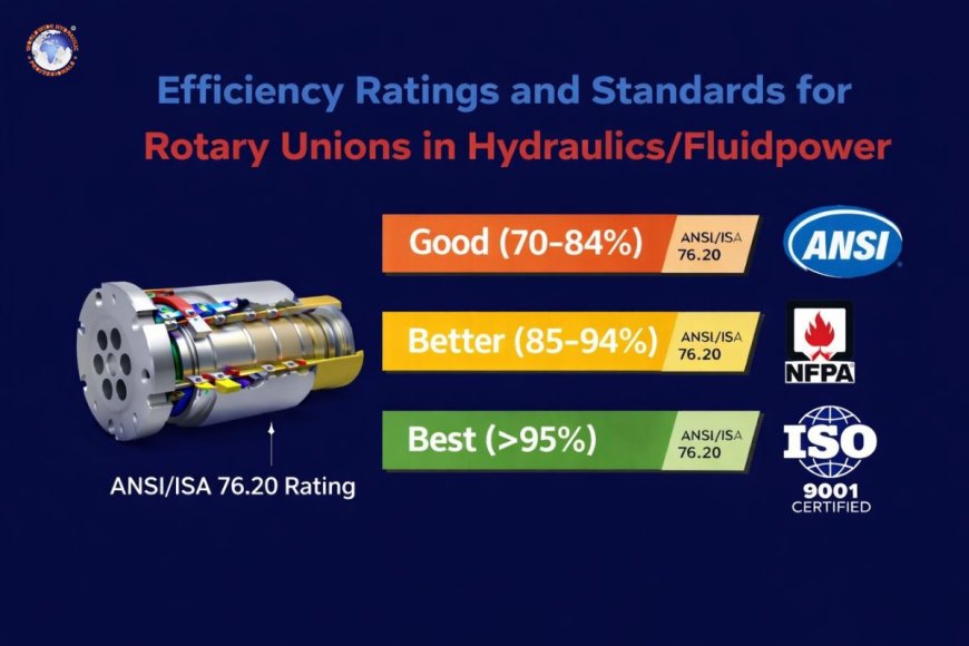 Efficiency ratings and standards for Rotary Unions in Hydraulics/Fluidpower