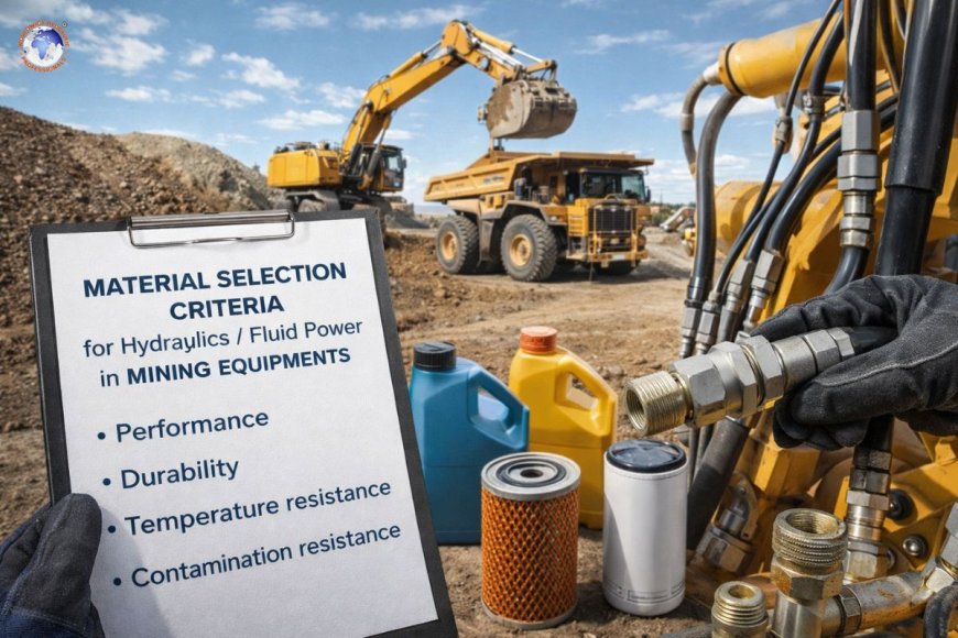 Material selection criteria for Hydraulics/Fluidpower in Mining Equipments