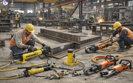 Where are hydraulic hand tools commonly used in construction?