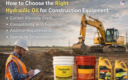 How to choose the right hydraulic oil for construction equipment
