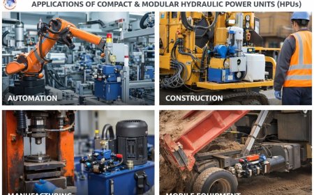 What are the applications of Compact and Modular Hydraulic Power Units (HPUs)?