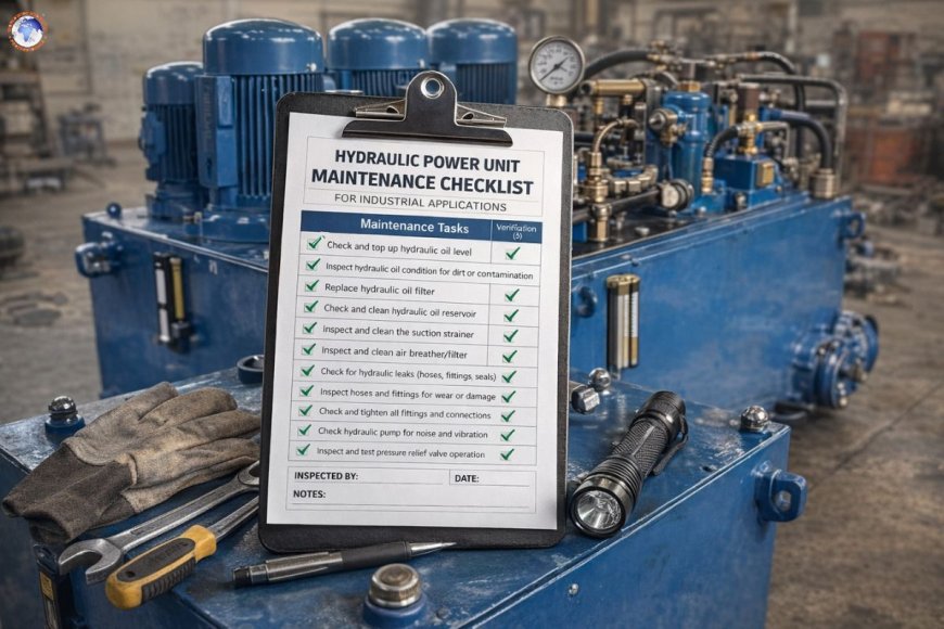 Hydraulic Power Unit Maintenance Checklist for Industrial Applications
