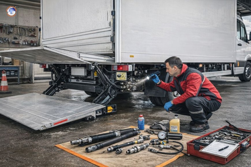 Essential safety checks while servicing hydraulic tail lifts and spare components