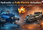 Hydraulic vs fully electric actuators: performance, cost, and application comparison