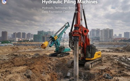 Hydraulic piling machines: hydraulic technology behind deep foundation construction