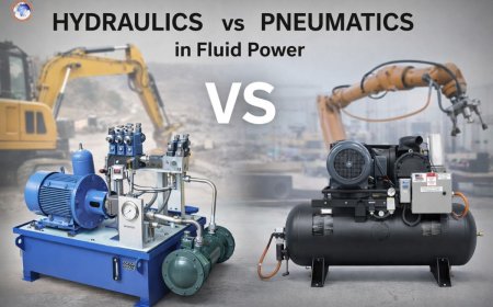 Hydraulics vs pneumatics in fluid power