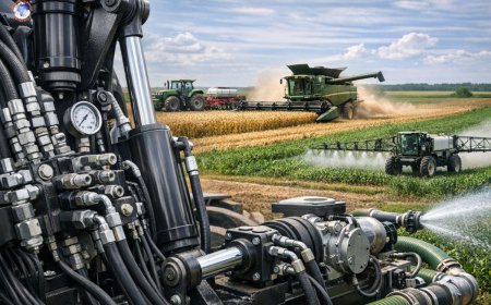Fluid power systems in agricultural machinery