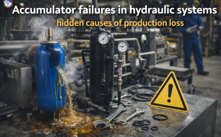 Accumulator failures in hydraulic systems: hidden causes of production loss