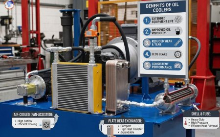 Oil coolers in hydraulic systems: types and benefits