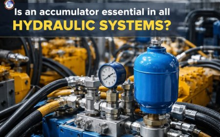Is an accumulator essential in all hydraulic systems?