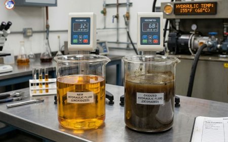How does oil oxidation affect hydraulic fluid performance?
