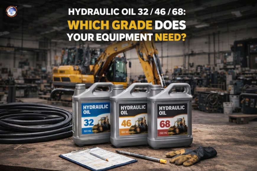 Hydraulic oil 32 / 46/68: which grade does your equipment need?