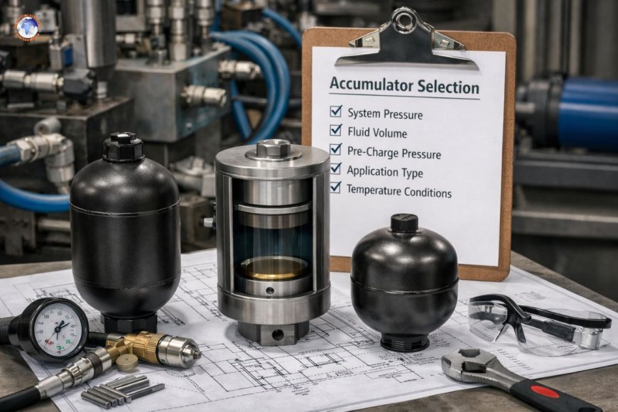 How to choose the right accumulator for a hydraulic system?