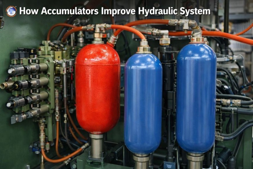 How accumulators improve hydraulic system efficiency
