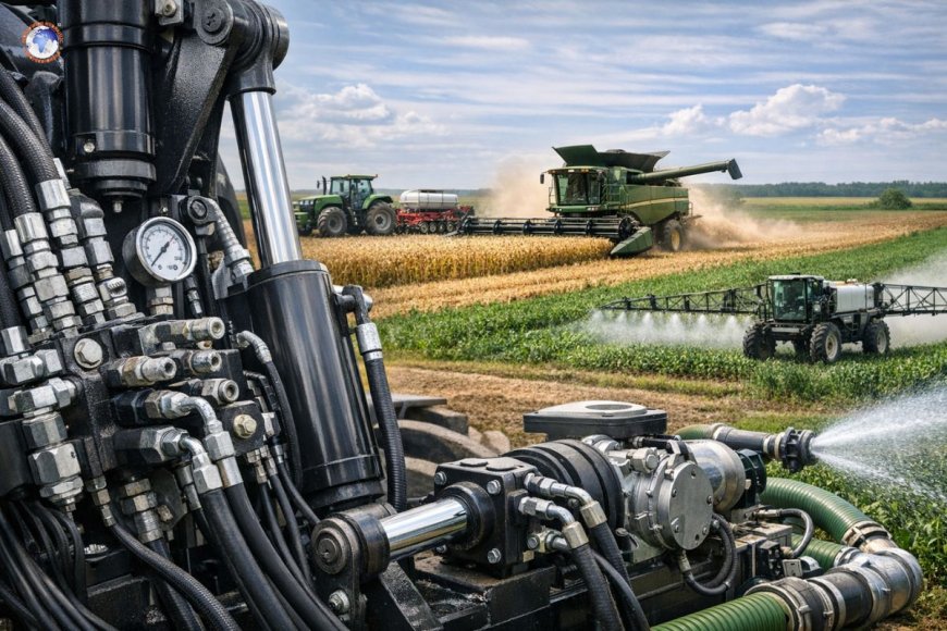 Fluid power systems in agricultural machinery