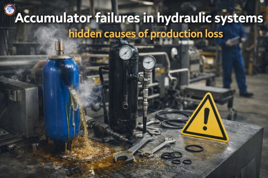 Accumulator failures in hydraulic systems: hidden causes of production loss
