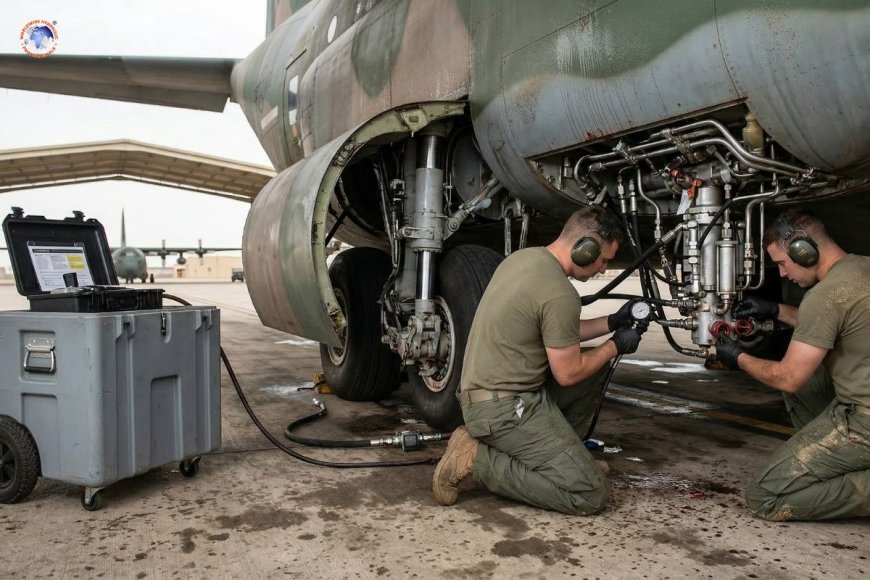 Hydraulic system challenges in military aircraft ground support