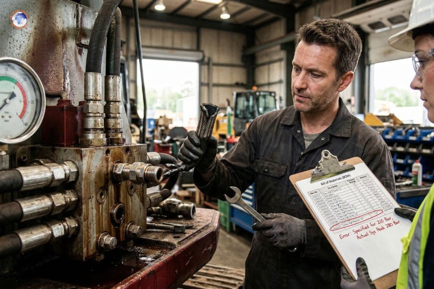 Why most hydraulic failures start with BOM errors, not pressure issues?