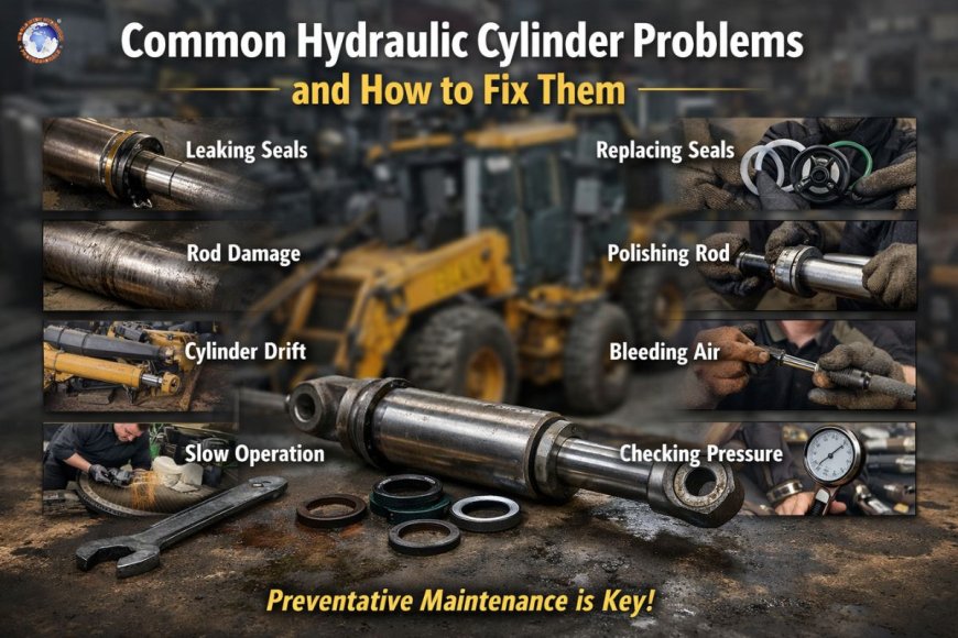 Common hydraulic cylinder problems and how to fix them