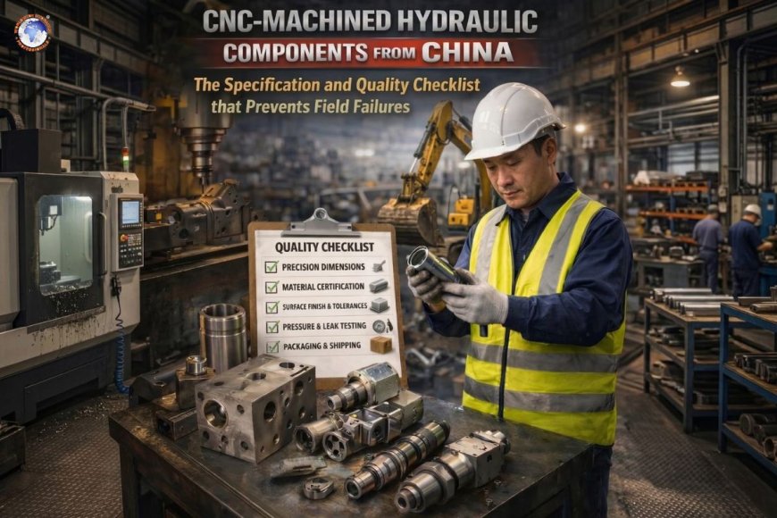 CNC-machined hydraulic components from China: The specification and quality checklist that prevents field failures