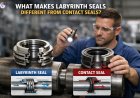 What makes labyrinth seals different from contact seals?
