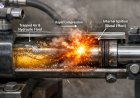 What is the diesel effect in a hydraulic cylinder?