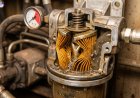 What happens when a hydraulic filter collapses?